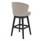 Armen Living Brandy 26" Counter Height Swivel Tan Fabric and Espresso Wood Bar Stool LCBDBAESTN26 - alternate 4
